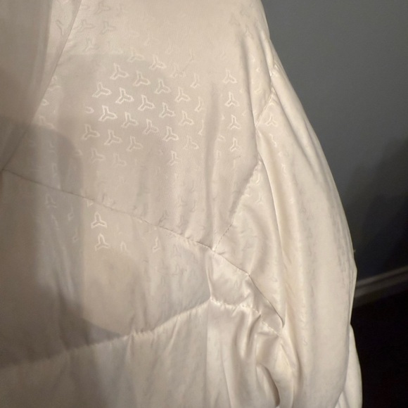 Chicago Bears Vintage White Winter Coat Jacket Large NFL Reebok - Unisex - Picture 8 of 8